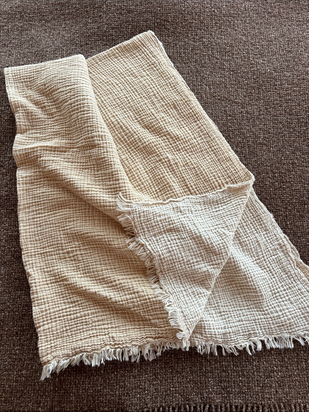Cotton Gauze Throw Blanket - Picture 2 of 5